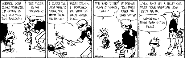 The baby sitter flag